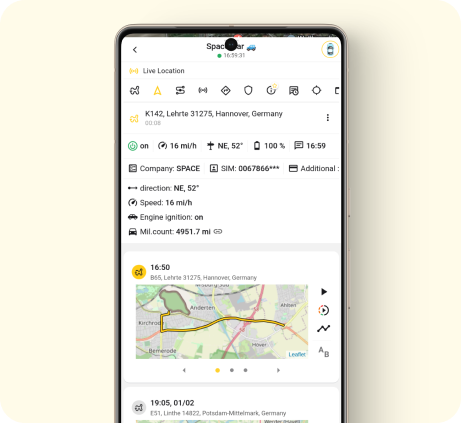 Vehicle Tracking App